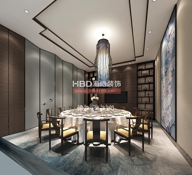 廣州心怡餐廳裝修設(shè)計(jì) 中式餐廳設(shè)計(jì)